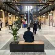 Battersea power station Morph bricks bench and planter