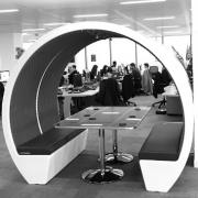 The Meeting pod central pod without back or glazed front