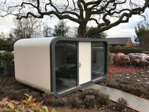 St Lukes Hospice Outdoor Office Pod