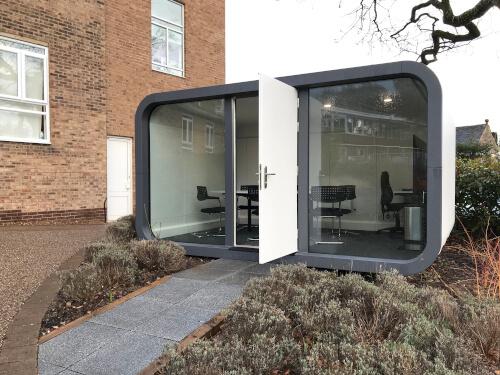 St Lukes Hospice Outdoor Office Pod