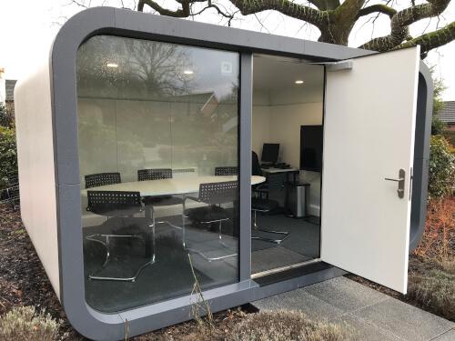 St Lukes Hospice Outdoor Office Pod