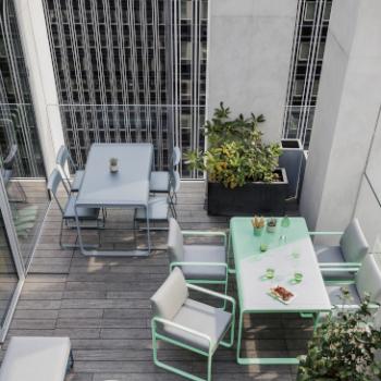 Bellevie outdoor soft seating on terrace