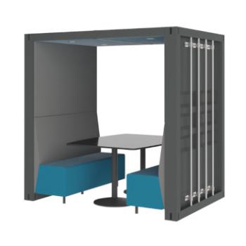 Container Box open meeting pod
