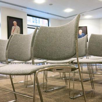 Curvy church chairs