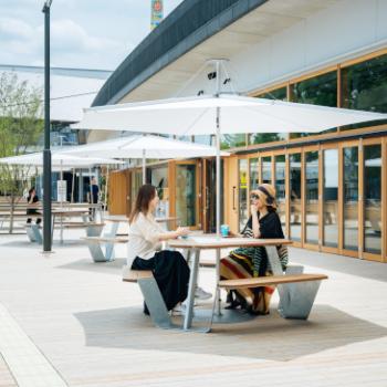 Anker outdoor seating for public spaces