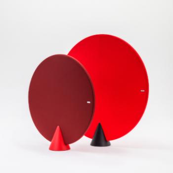 Circular cone screens in Reds