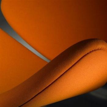 Orange slice chair close up