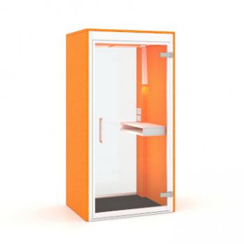 Phonespace individual pod in Orange