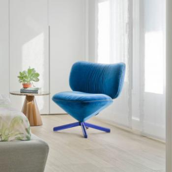 Sancal Tortuga chair teal velvet