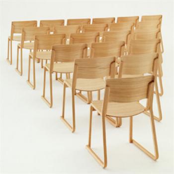 Theo Wood Stacking Chair