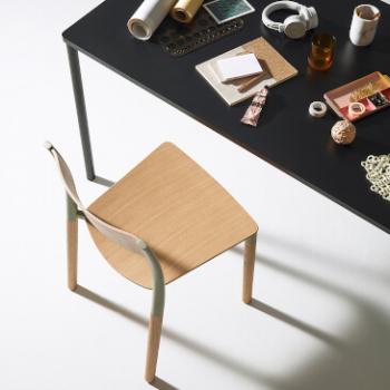 Folk chair as an office chair