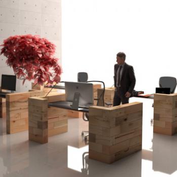 Craftwand desks for office environment