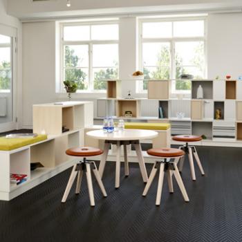 A-Series low stool with standard table height
