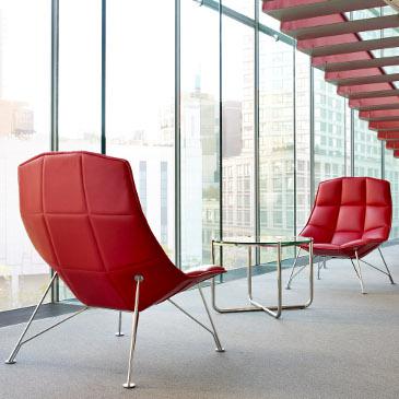 Jehs+Laub lounge chair and Ottoman