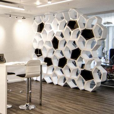 Build storage and divider