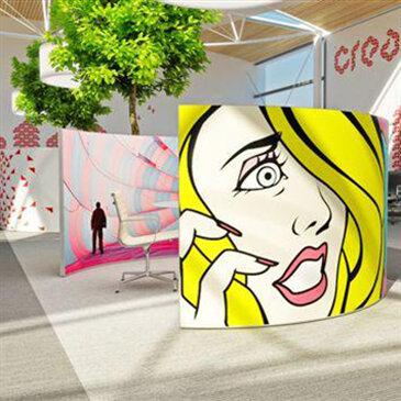 Cocoon fabric screens