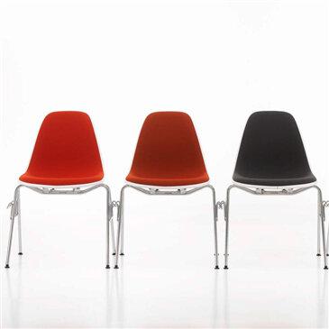 eames plastic side chair dss stacking linking working environments