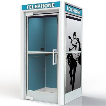 Oasis Linear Phone booth