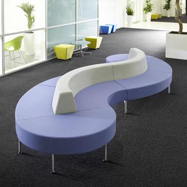 Hive with legs modular seating