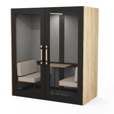 Miibox 2 and 4 person pods