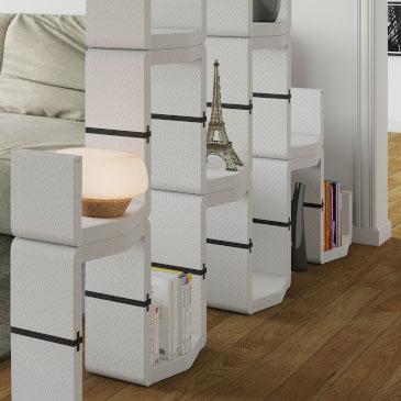 U-Cube divider and shelving