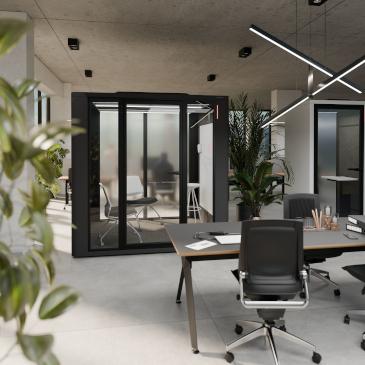 sam large pod for office work or 4 person meetings