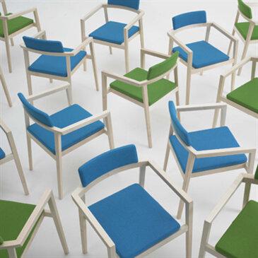 Session Wood Stacking Chair