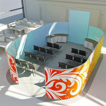 Cocoon fabric screens