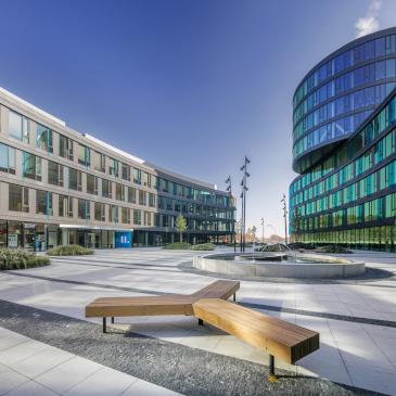 Woody Outdoor Public Seating