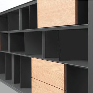 Stack modular storage