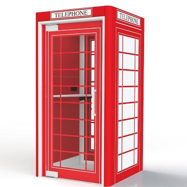Oasis Linear Phone booth