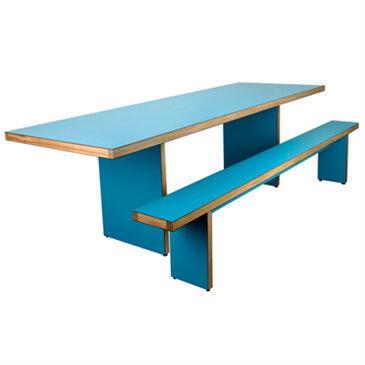 Waldo School bench tables