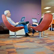 Jehs+Laub lounge chair and Ottoman