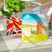 Cocoon fabric screens