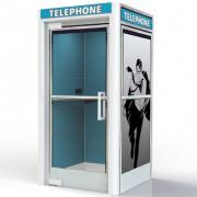 Oasis Linear Phone booth