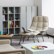 Jehs+Laub lounge chair and Ottoman