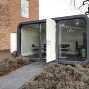 St Lukes Hospice Outdoor Office Pod