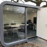 St Lukes Hospice Outdoor Office Pod