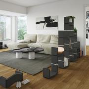 U-Cube divider and shelving