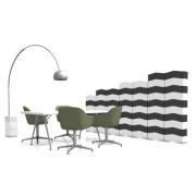 U-Cube divider and shelving