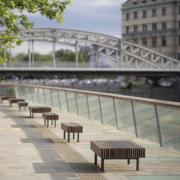 Woody Outdoor Public Seating