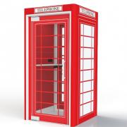 Oasis Linear Phone booth
