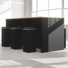 Morph high table and stools