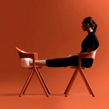 Axyl chairs in Orange